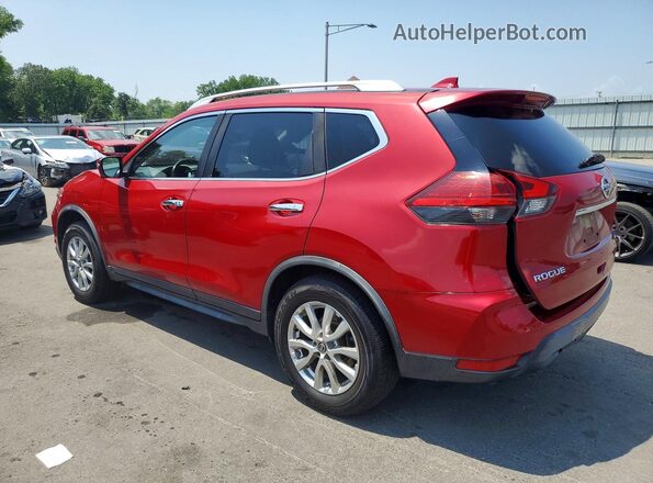 JN8AT2MV4HW271783 2017 NISSAN ROGUE Red უკანა მარცხენა