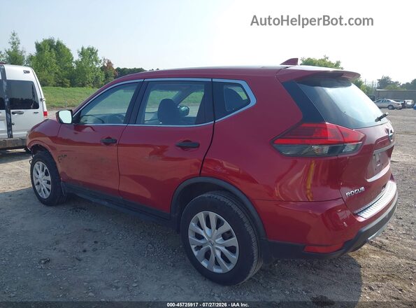 JN8AT2MV4HW282881 2017 NISSAN ROGUE Red Rear left