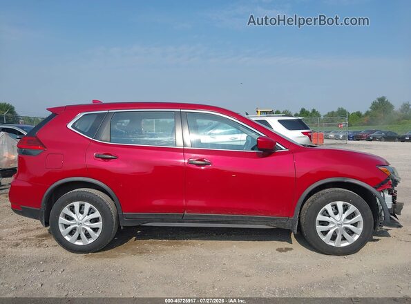 JN8AT2MV4HW282881 2017 NISSAN ROGUE Red 360 interior view