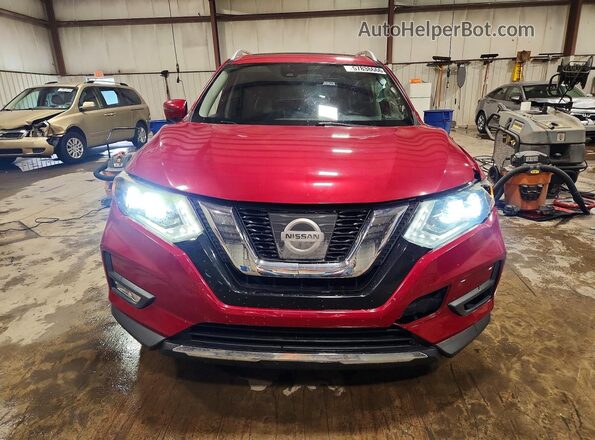 JN8AT2MV4HW283674 2017 NISSAN ROGUE Red Դիմացի տեսք