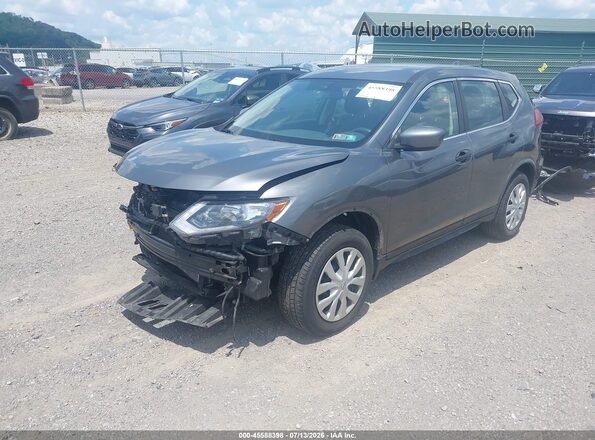JN8AT2MV4JW315352 2018 NISSAN ROGUE Gray Vista tres cuartos delantera izquierda