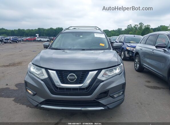 JN8AT2MV4JW350568 2018 NISSAN ROGUE Gray Սարքավորումների վահանակի տեսք
