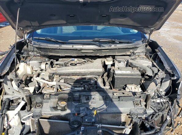 JN8AT2MV4KW378453 2019 NISSAN ROGUE Gray Вид підкапотного простору