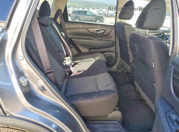 JN8AT2MV4KW388805 2019 NISSAN ROGUE Gray Rear seats view