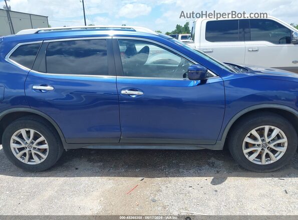 JN8AT2MV4LW109550 2020 NISSAN ROGUE Blue Widok wnętrza z tyłu