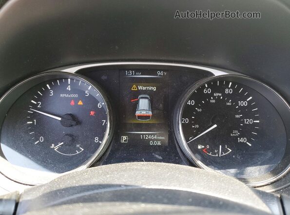 JN8AT2MV5GW136486 2016 NISSAN ROGUE Gray Սարքավորումների վահանակի տեսք