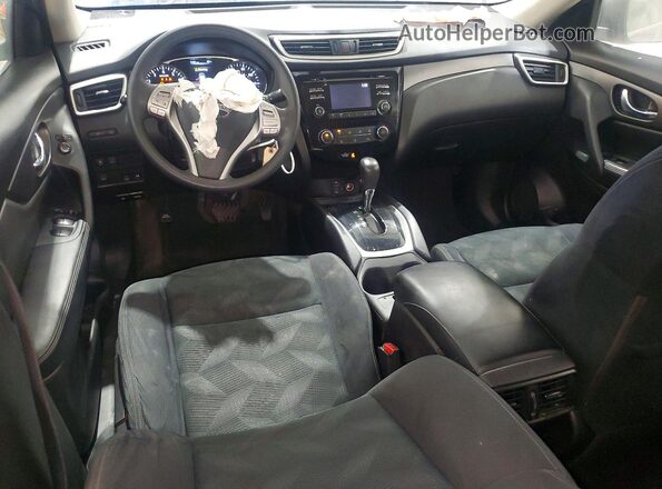 JN8AT2MV5GW137346 2016 NISSAN ROGUE Gray წინა პანელის ხედი