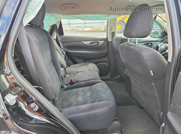 JN8AT2MV5GW145446 2016 NISSAN ROGUE Черный Вид задних сидений