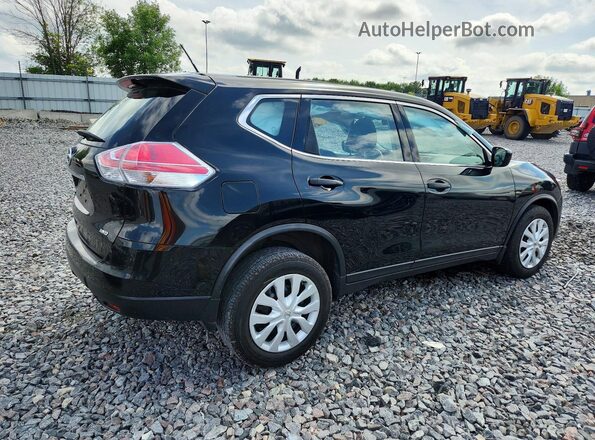 JN8AT2MV5GW145446 2016 NISSAN ROGUE Черный Задняя правая четверть