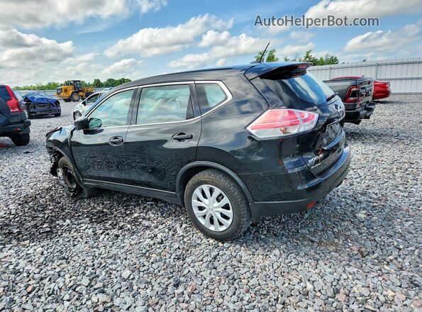 JN8AT2MV5GW145446 2016 NISSAN ROGUE Черный Задняя левая четверть