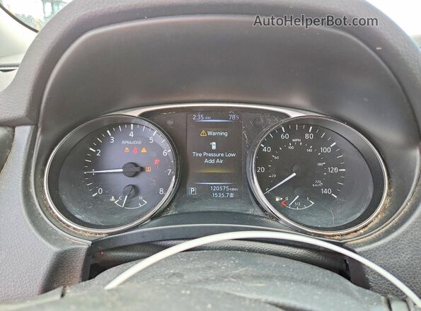 JN8AT2MV5GW145446 2016 NISSAN ROGUE Черный Вид щитка приборов