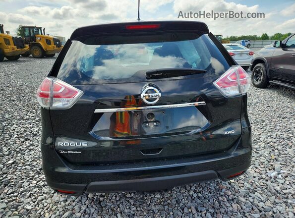 JN8AT2MV5GW145446 2016 NISSAN ROGUE Черный Вид сзади