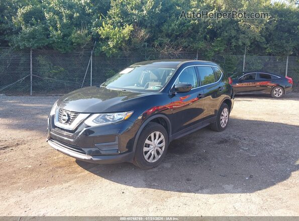 JN8AT2MV5HW005043 2017 NISSAN ROGUE Черный Передняя левая четверть