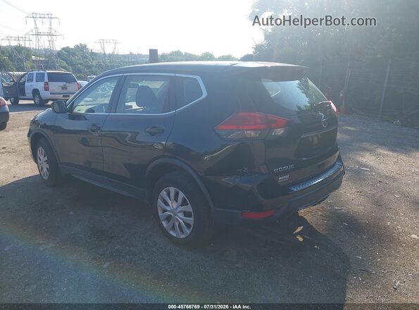 JN8AT2MV5HW005043 2017 NISSAN ROGUE Черный Задняя левая четверть