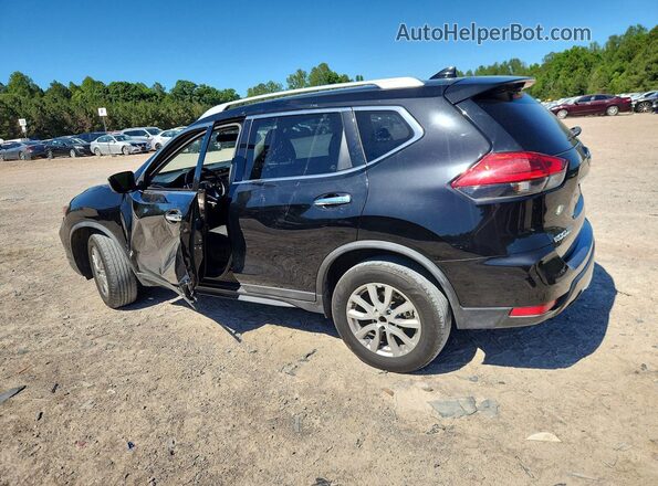 JN8AT2MV5HW025468 2017 NISSAN ROGUE Black უკანა მარცხენა