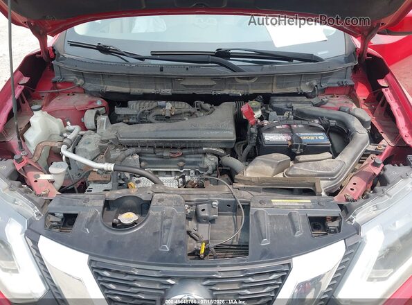 JN8AT2MV5HW264373 2017 NISSAN ROGUE Красный Вид сзади