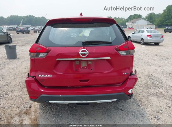 JN8AT2MV5HW264373 2017 NISSAN ROGUE Красный 