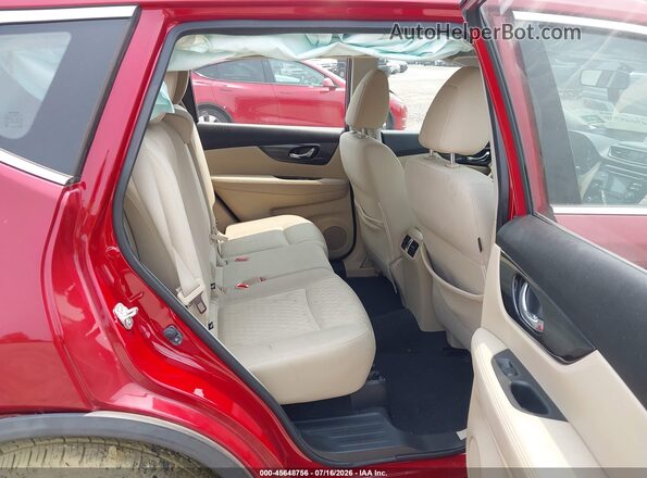 JN8AT2MV5HW264373 2017 NISSAN ROGUE Красный Вид наклейки с VIN-кодом