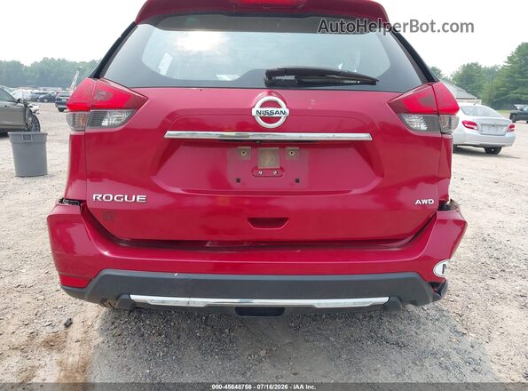 JN8AT2MV5HW264373 2017 NISSAN ROGUE Красный Вид спереди