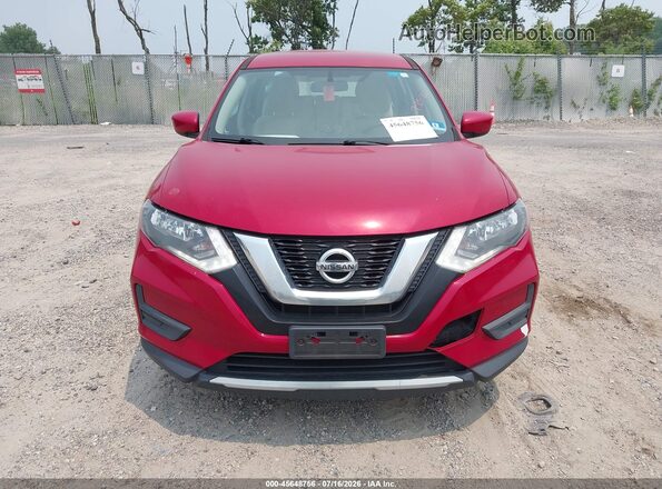 JN8AT2MV5HW264373 2017 NISSAN ROGUE Красный Вид щитка приборов