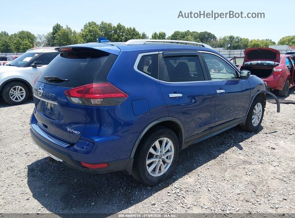 JN8AT2MV5JW349218 2018 NISSAN ROGUE Blue Trasero derecho