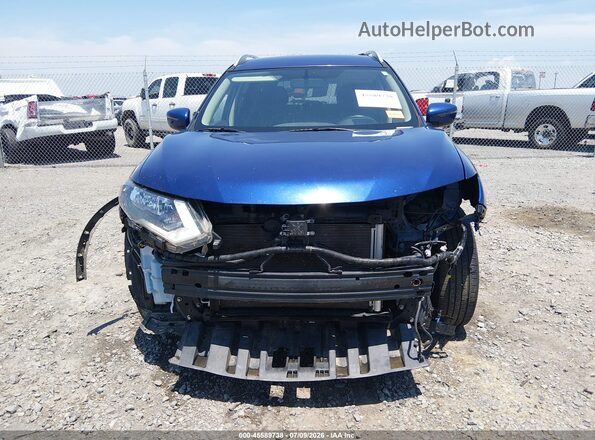 JN8AT2MV5JW349218 2018 NISSAN ROGUE Blue Vista del cuadro de instrumentos