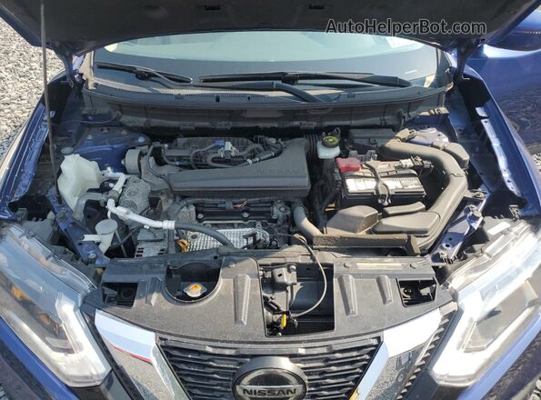 JN8AT2MV5LW104535 2020 NISSAN ROGUE Blue Engine compartment view