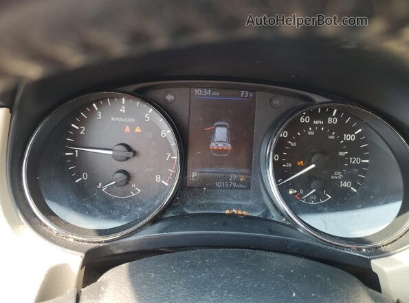 JN8AT2MV5LW104535 2020 NISSAN ROGUE Blue Instrument cluster view