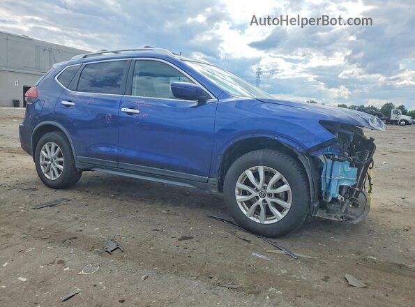 JN8AT2MV5LW120122 2020 NISSAN ROGUE Синий Передняя правая четверть