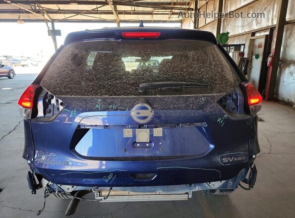 JN8AT2MV5LW120170 2020 NISSAN ROGUE Blue Հետևի տեսք