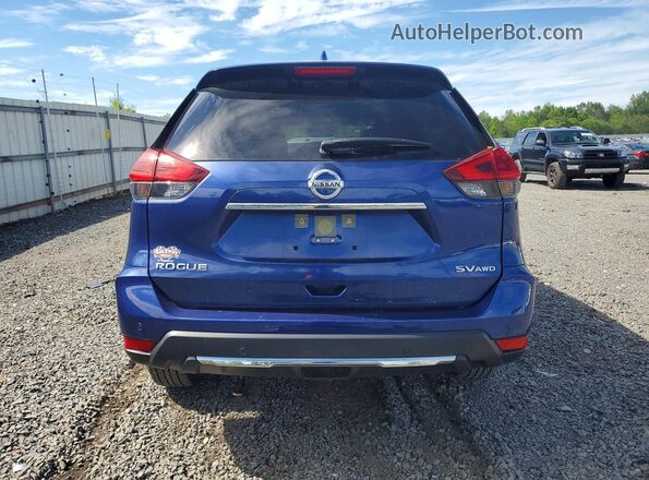 JN8AT2MV5LW132920 2020 NISSAN ROGUE Blue Rear view