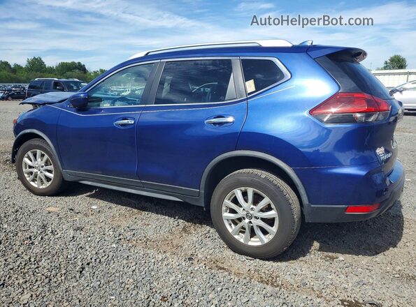 JN8AT2MV5LW132920 2020 NISSAN ROGUE Blue Rear left