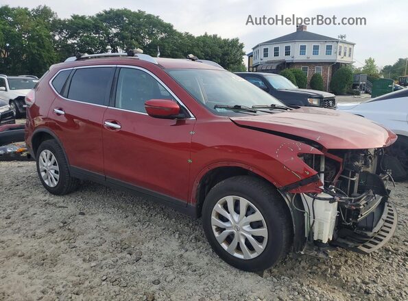 JN8AT2MV6GW149053 2016 NISSAN ROGUE Красный Передняя правая четверть