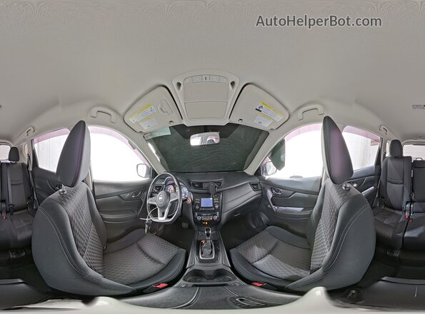 JN8AT2MV6HW265841 2017 NISSAN ROGUE Silver 360 interior view