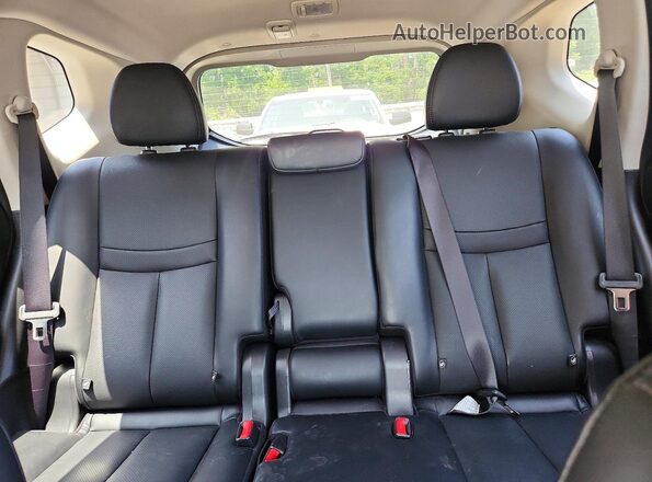 JN8AT2MV6JW321086 2018 NISSAN ROGUE Black Vista de los asientos traseros