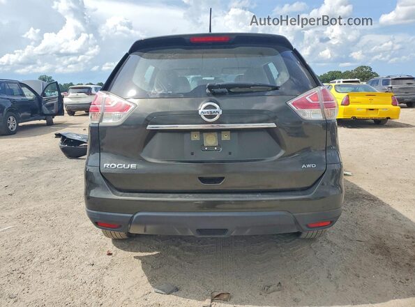 JN8AT2MV7GW135372 2016 NISSAN ROGUE Black Հետևի տեսք