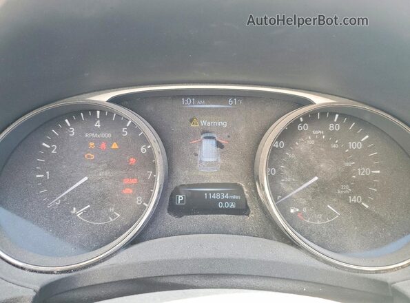 JN8AT2MV7GW139812 2016 NISSAN ROGUE Green Вид щитка приладів