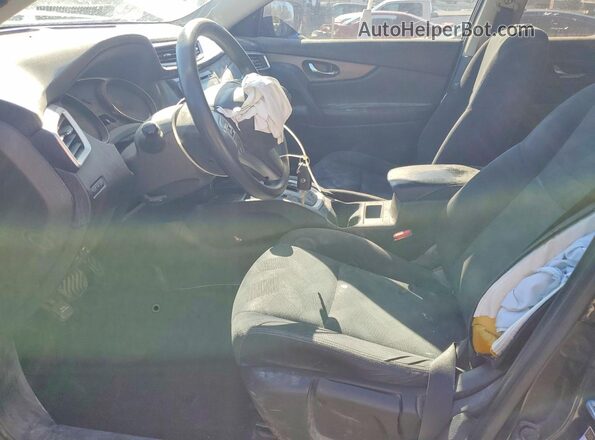 JN8AT2MV7GW139812 2016 NISSAN ROGUE Green Вид салону спереду