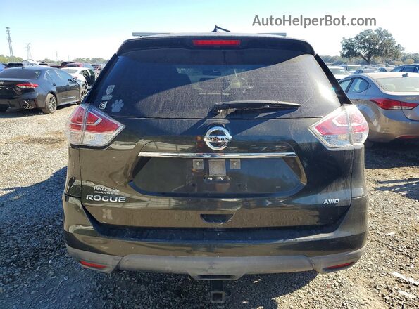 JN8AT2MV7GW139812 2016 NISSAN ROGUE Green Вид ззаду