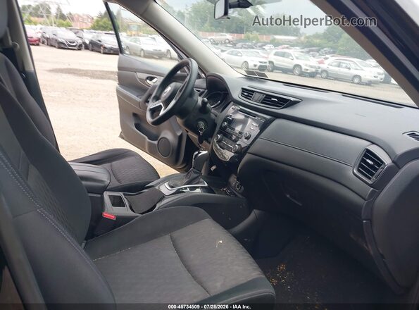 JN8AT2MV7HW020644 2017 NISSAN ROGUE Black Սալոնի դիմացի տեսք