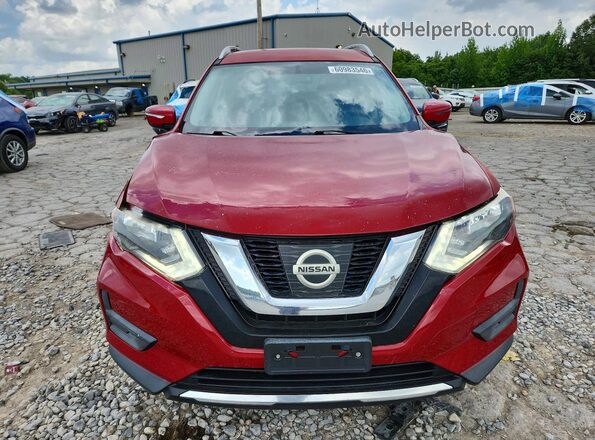 JN8AT2MV7HW269543 2017 NISSAN ROGUE Red Դիմացի տեսք