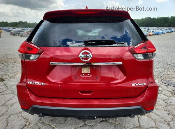 JN8AT2MV7HW269543 2017 NISSAN ROGUE Red Հետևի տեսք