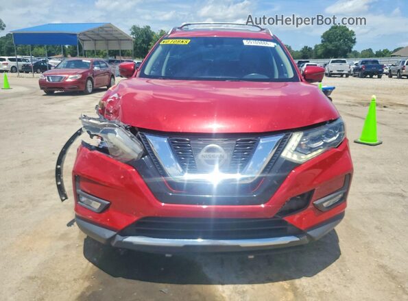JN8AT2MV7HW278064 2017 NISSAN ROGUE Red წინა ხედი