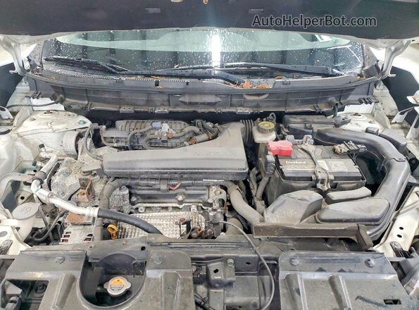 JN8AT2MV7KW384988 2019 NISSAN ROGUE White Շարժիչի բաժամունքի տեսք