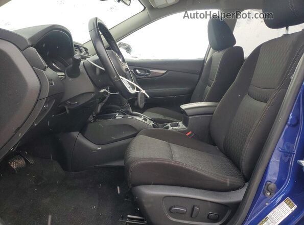 JN8AT2MV7LW106822 2020 NISSAN ROGUE Blue წინა სალონის ხედი