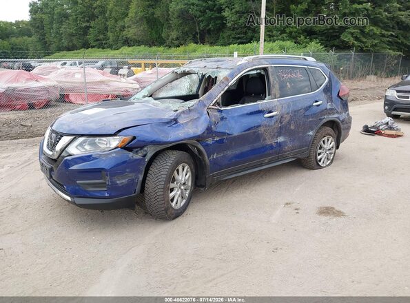 JN8AT2MV7LW113849 2020 NISSAN ROGUE Blue Vista tres cuartos delantera izquierda
