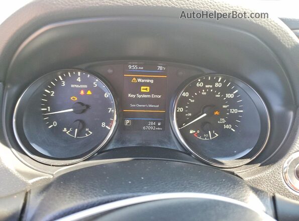 JN8AT2MV7LW120462 2020 NISSAN ROGUE Серебряный Вид щитка приборов