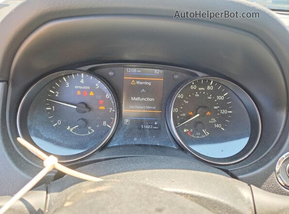 JN8AT2MV7LW120977 2020 NISSAN ROGUE Серебряный Вид щитка приборов