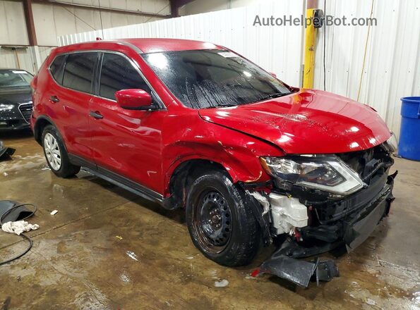JN8AT2MV8HW003996 2017 NISSAN ROGUE Red Delantero derecho