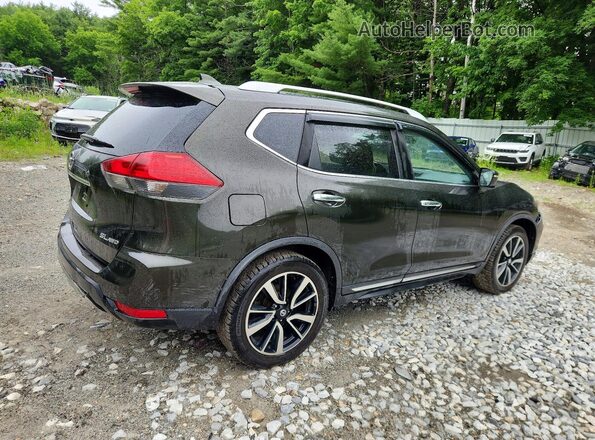 JN8AT2MV8HW250175 2017 NISSAN ROGUE Черный Задняя правая четверть